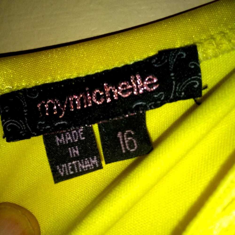 My Michelle yellow dress